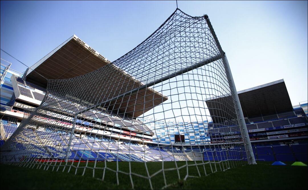 Vista desde una de las porterías del estadio Cuauhtémoc. FOTO: Imago7