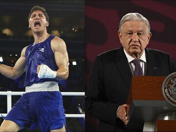 “Nos falta una de oro, ahí viene mañana”, adelantó AMLO ante la final de boxeo de Marco Verde