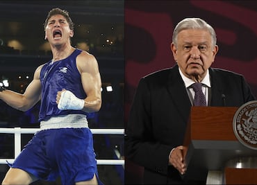 “Nos falta una de oro, ahí viene mañana”, adelantó AMLO ante la final de boxeo de Marco Verde