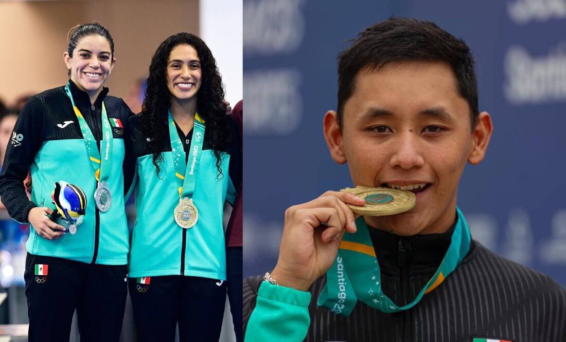 Taekwondo y clavados, las disciplinas que más medallas le han dado a México en Santiago 2023. Fotos: Conade / COM