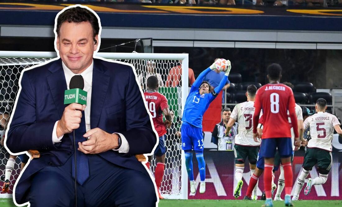 David Faitelson recordó las carencias en el juego aéreo que tiene Guillermo Ochoa. Foto: Especial