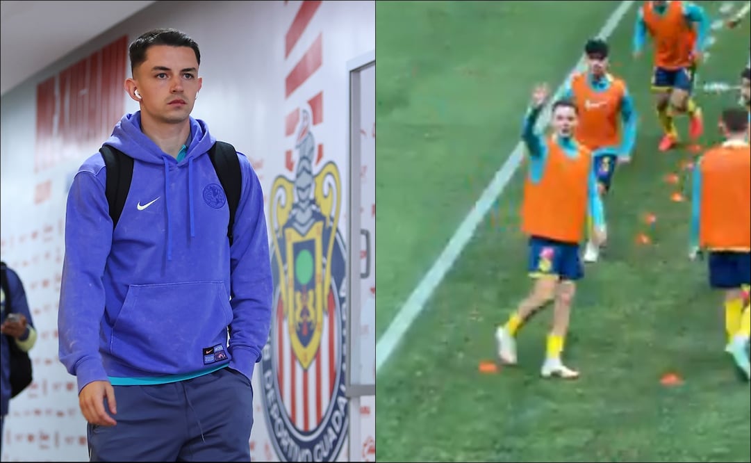 Álvaro Fidalgo mostró a la afición de Chivas cuántos son los títulos de diferencia entre América y el Rebaño. FOTOS: Imago7 / Captura