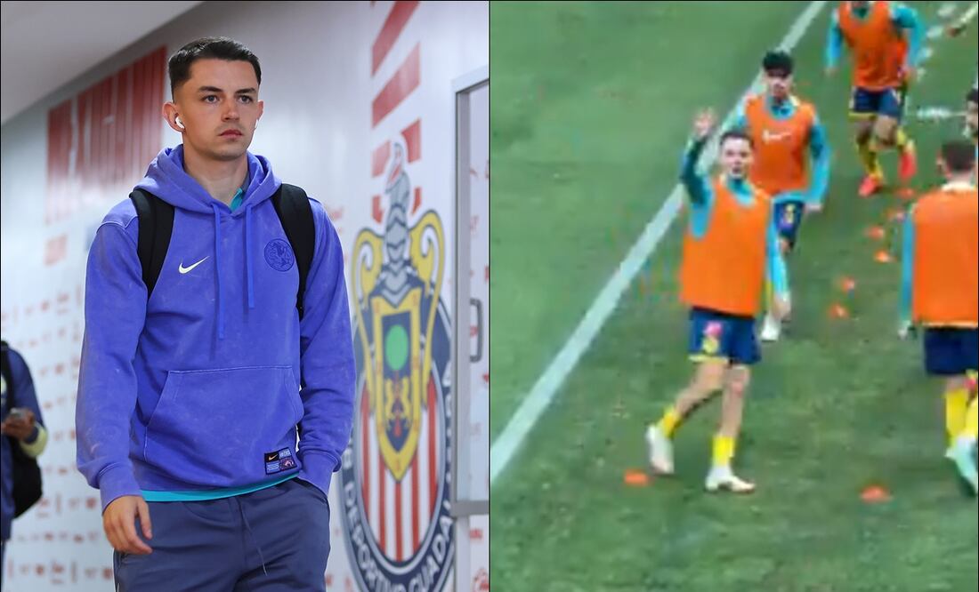 Álvaro Fidalgo mostró a la afición de Chivas cuántos son los títulos de diferencia entre América y el Rebaño. FOTOS: Imago7 / Captura