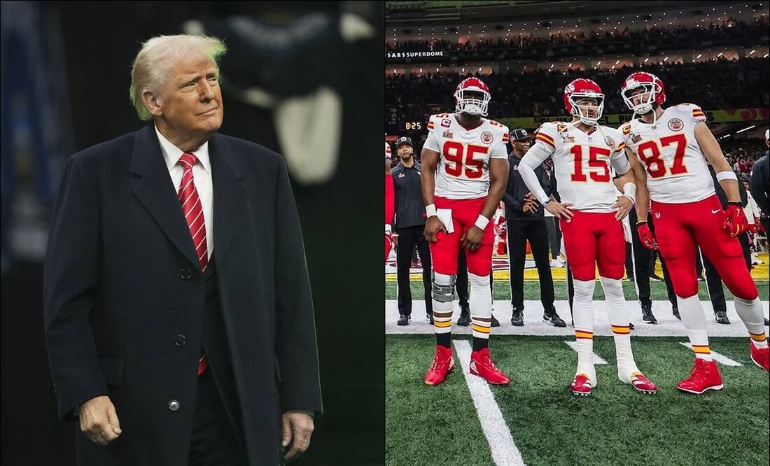 Trump invitará a los Chiefs a la Casa Blanca luego de recibir a los campeones Eagles. FOTO: AP