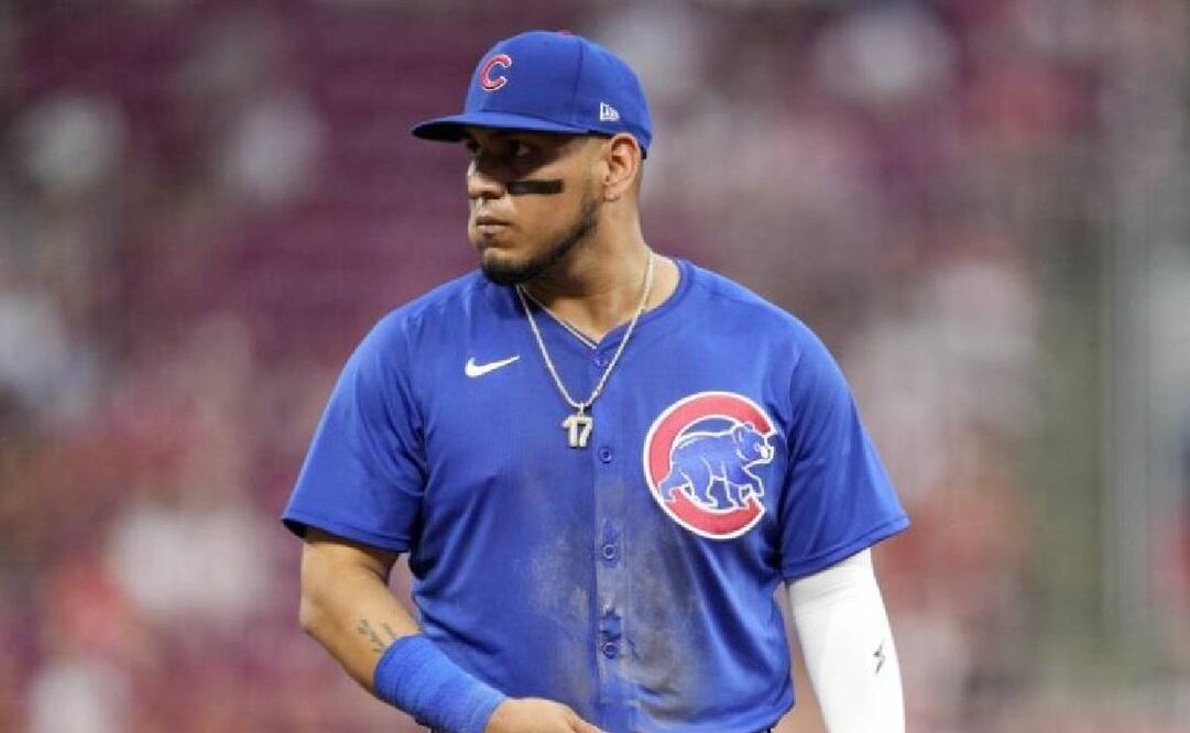 El mexicano Isaac Paredes, durante un juego con los Cachorros en 2024. FOTO: Especial