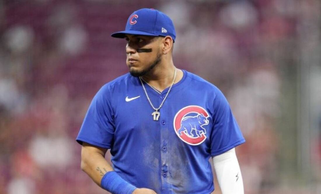 El mexicano Isaac Paredes, durante un juego con los Cachorros en 2024. FOTO: Especial