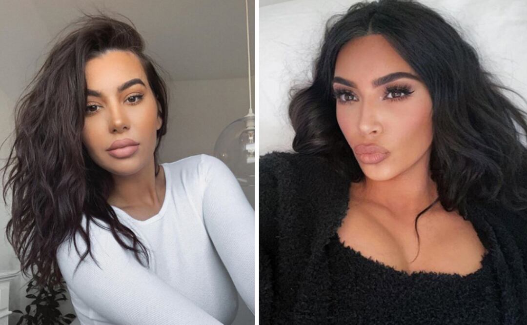 Fotos: Instagram @j_make_up/@kimkardashian