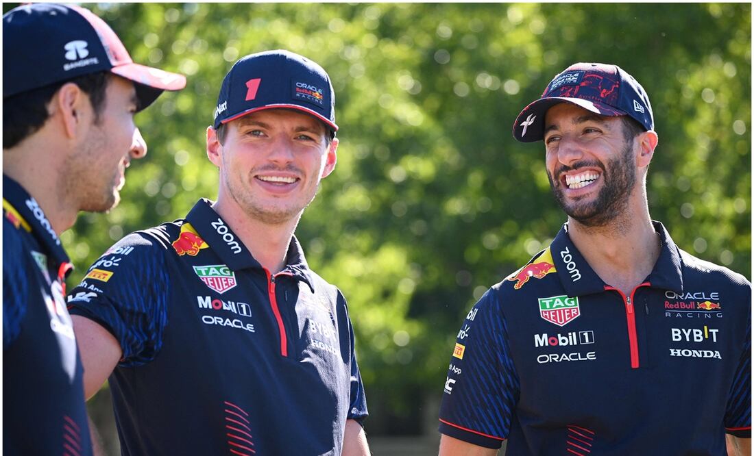Daniel Ricciardo podría sustituir a Checo en Red Bull - AFP