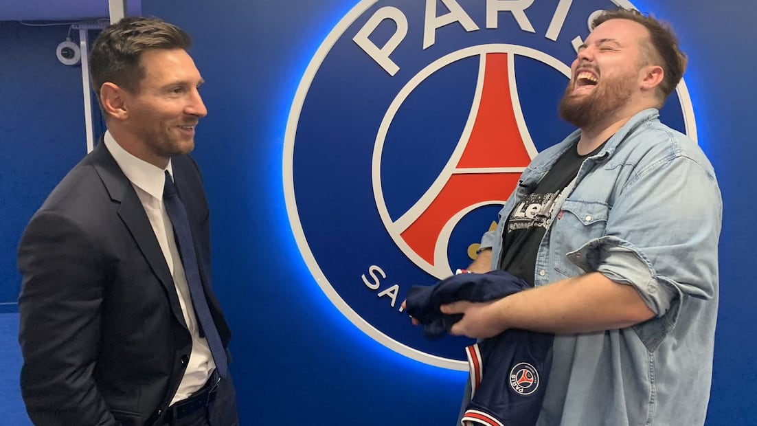Ibai Llanos habla nuevamente de Messi. Fuente: Instagram @leomessi