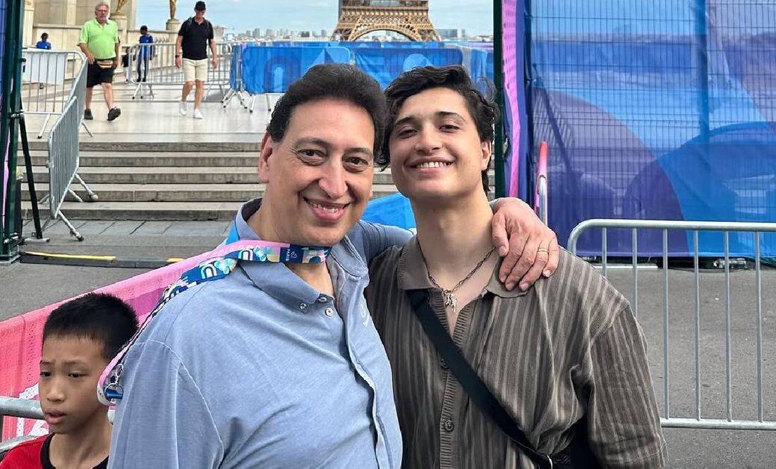 Enrique Burak llevó a Televisa a su hijo Nathan y generó polémica entre los televidentes. Foto: Especial
