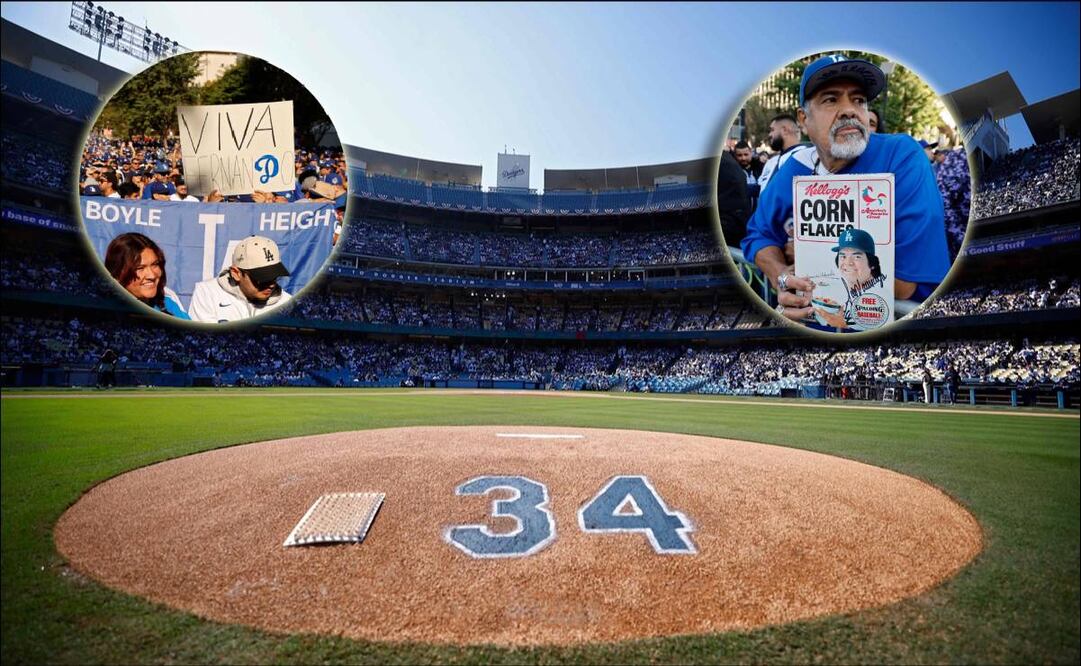 Aficionados recordaron el cumpleaños de Fernando Valenzuela en los festejos de los Dodgers. FOTOS: Agencias