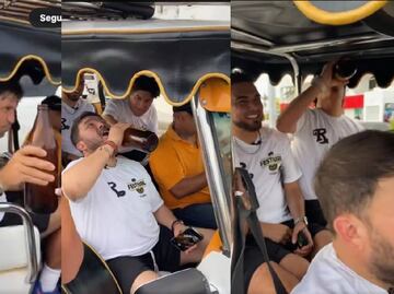 ¡Lo hizo de nuevo! Kikín Fonseca fue captado tomándose una caguama junto a El Recodo e Iván Zamorano