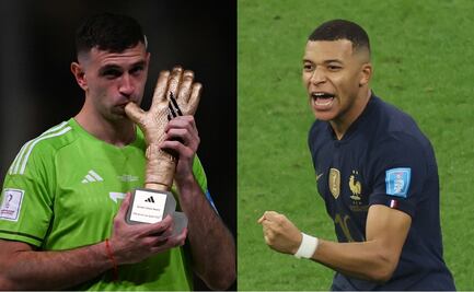 Revelan video de la agresión del Dibu Martínez a Mbappé en la final de Qatar 2022