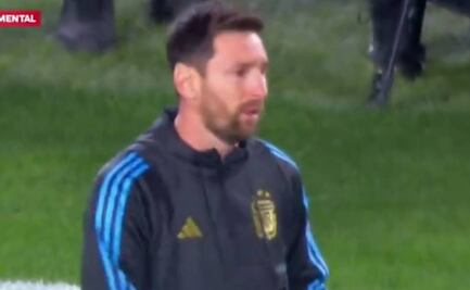 Lionel Messi no pudo contener las lágrimas en su último partido con la selección en Argentina 