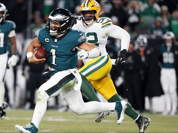Philadelphia Eagles se impuso 22-10 a Packers para clasificar a la Ronda Divisional de la NFL