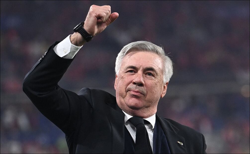 Carlo Ancelotti con el Real madrid -  FOTO: AFP