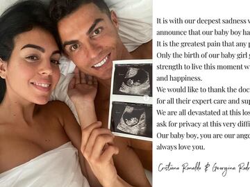 Fallece bebé de Cristiano Ronaldo y Georgina; ellos son todos sus hijos