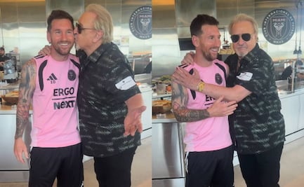 Lionel Messi recibió la visita de Quico, Carlos Villagrán: "Te voy a defender toda la vida"