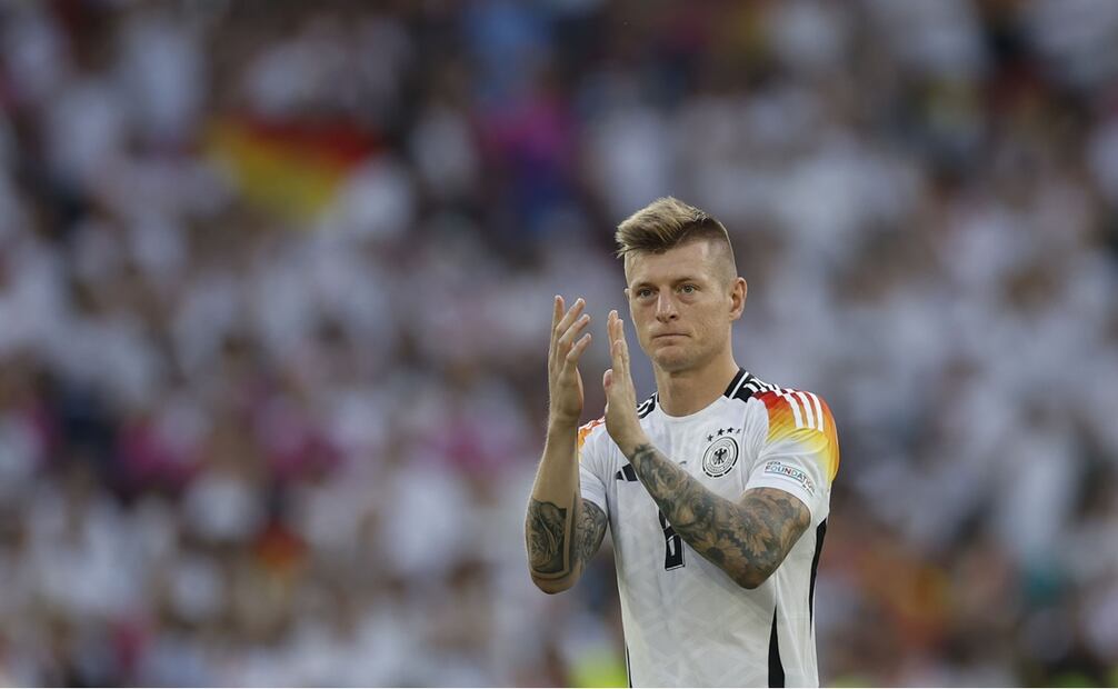 Toni Kroos durante el duelo entre Alemania y España - Foto: EFE