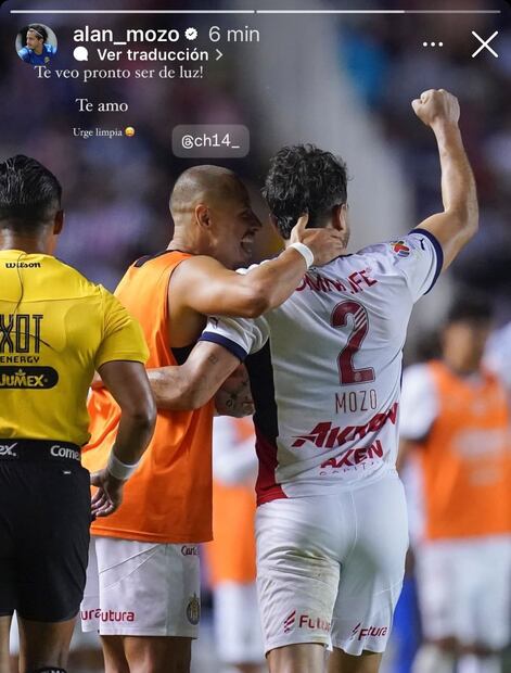 Alan Mozo mandó un mensaje de aliento para Chicharito Hernández. Foto: Especial