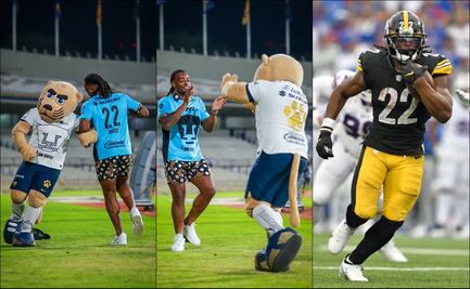 Los Pumas Femenil recibieron la visita del corredor de los Steelers de Pittsburgh, Najee Harris