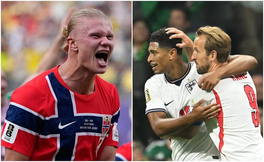 Noruega vs Inglaterra Foto: AP / AFP