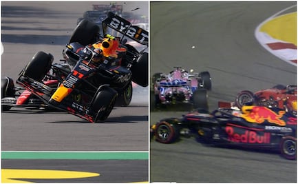 Checo Pérez y Charles Leclerc, una rivalidad de mucho contacto