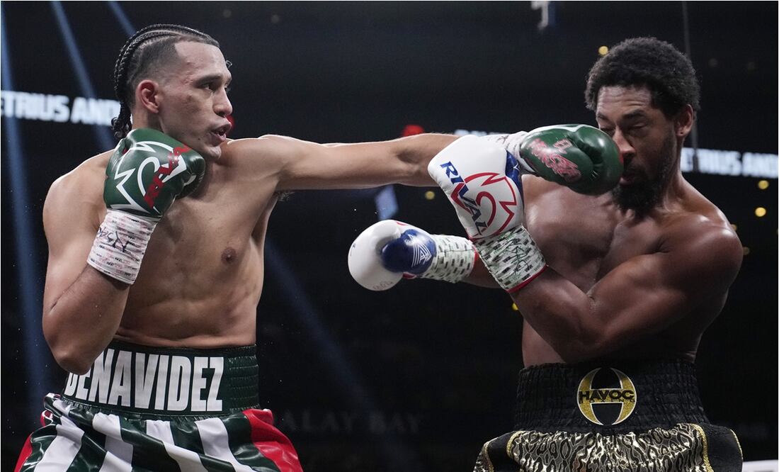 David Benavidez destruyó a Demetrius Andrade en seis rounds - AP