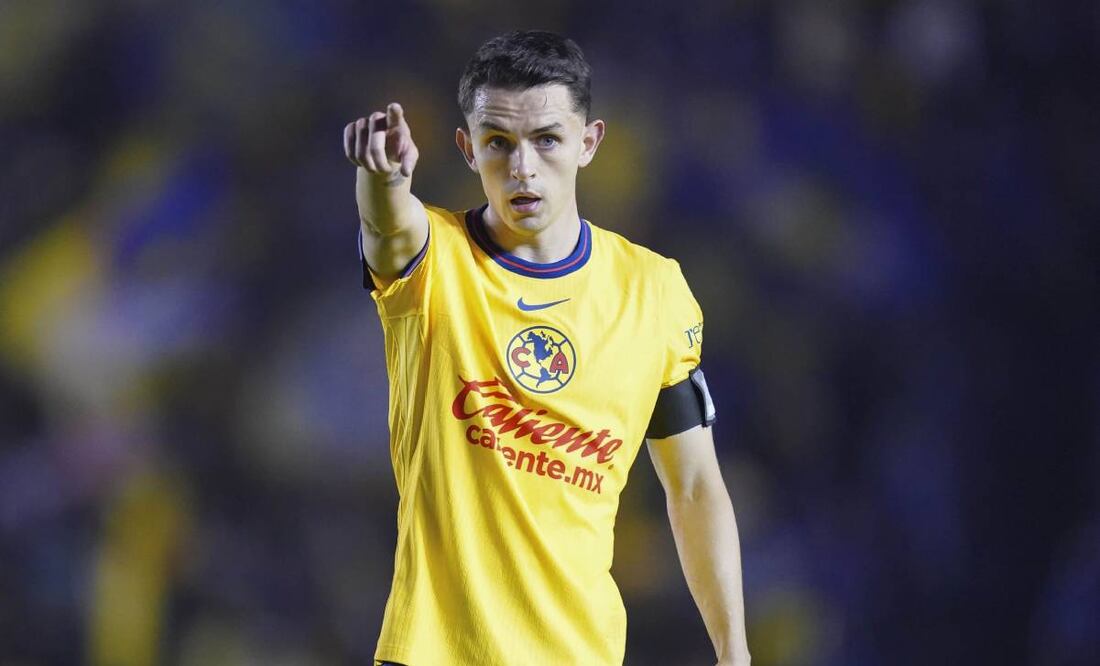 Álvaro Fidalgo fue el capitán del América en el partido de Liguilla contra el Toluca. Foto: Imago7