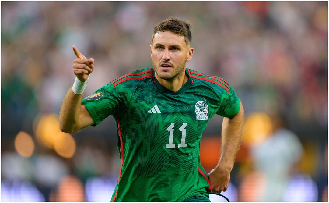 Santiago Giménez festejando un gol con Selección Mexicana / FOTO: Imago7