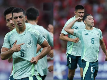 Erik Lira anotó su primer gol como profesional con la Selección Mexicana ante Inter de Porto Alegre