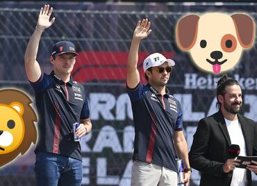 Red Bull insultó a Checo Pérez llamándolo "perro amigable" y a Max Verstappen un "león"