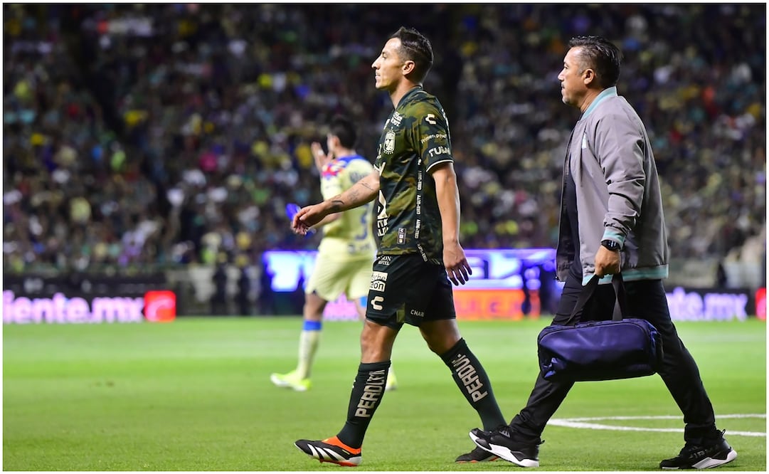 Andrés Guardado se lesionó en el León vs. América - Foto: Imago7