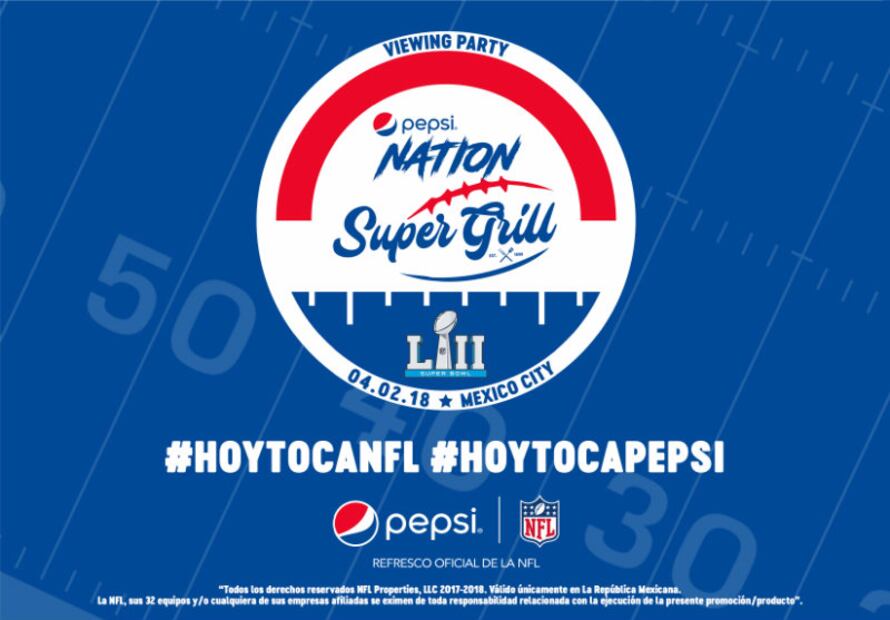 Asiste a la verdadera fiesta del Super Bowl: Pepsi Nation Super Grill