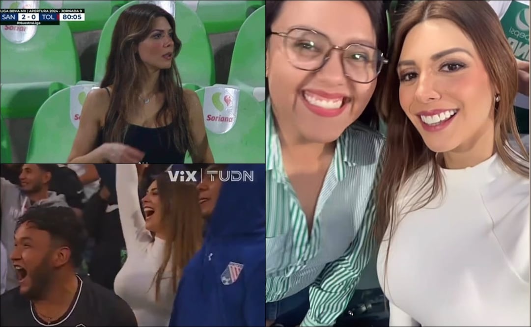 Aficionada del Santos reaparece en el TSM Corona ¿Dio suerte al equipo lagunero para vencer al León?. FOTOS: Especiales