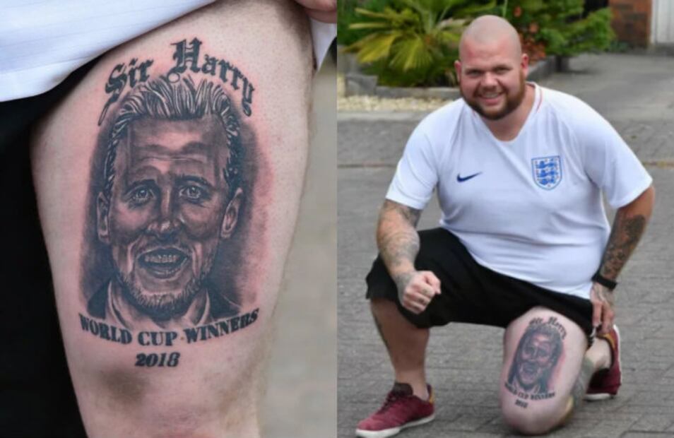 Ingleses se tatúan “Campeones del Mundo” antes de tiempo