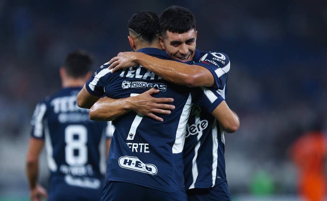 Los Rayados avanzaron con un contundente marcador global de 5-0.  Foto: Imago7.