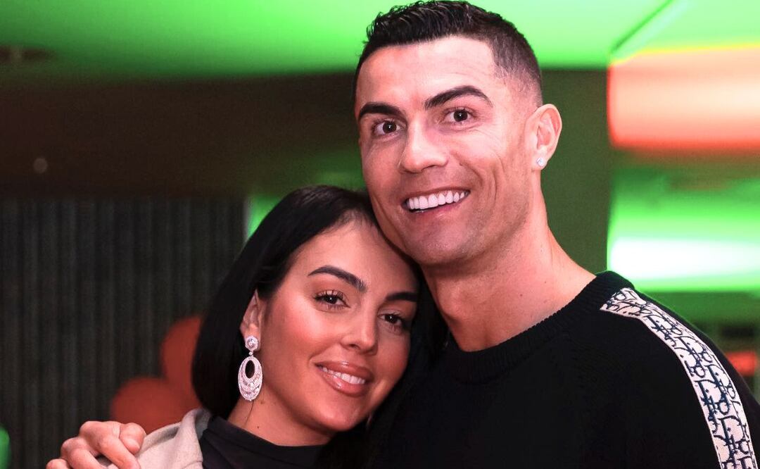 Georgina Rodríguez y Cristiano Ronaldo. Fuente: Instagram @cristiano