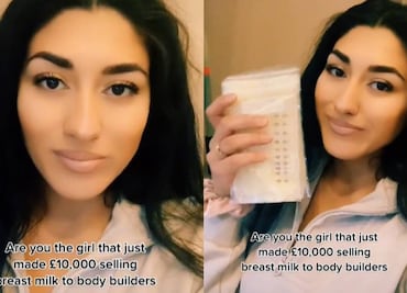 Video: Tiktoker gana fortuna vendiendo su leche materna y causa indignación