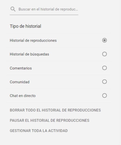 Dos sencillos pasos para borrar tu historial en YouTube
