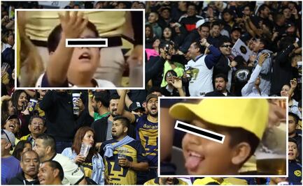 ¡Rivalidad desde la infancia! Niños protagonizan 'pique' en el Pumas-América