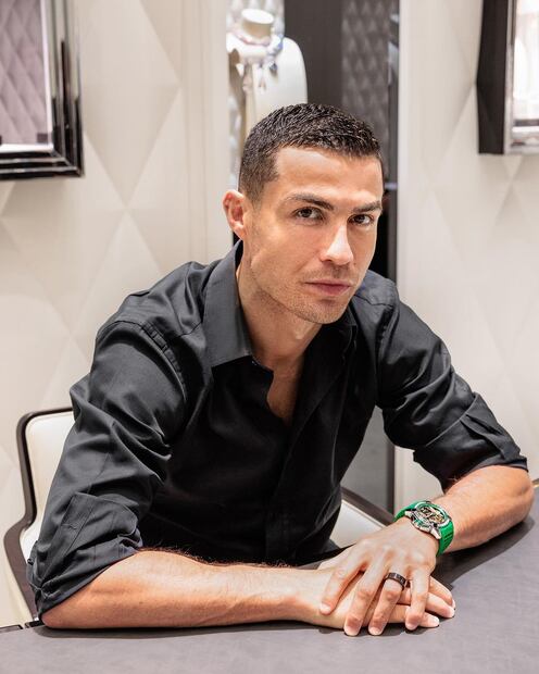 Cristiano Ronaldo posando. Fuente: Instagram @cristiano