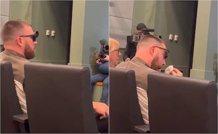 VIDEO: La emotiva reacción de Travis Kelce al conocer el retiro de su hermano de la NFL