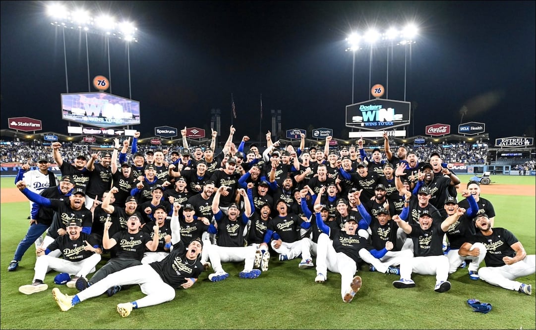 Dodgers de Los Ángeles eliminaron a los Padres de San Diego y se instalaron en la Serie de Campeonato de la Liga Nacional / FOTO: @Dodgers