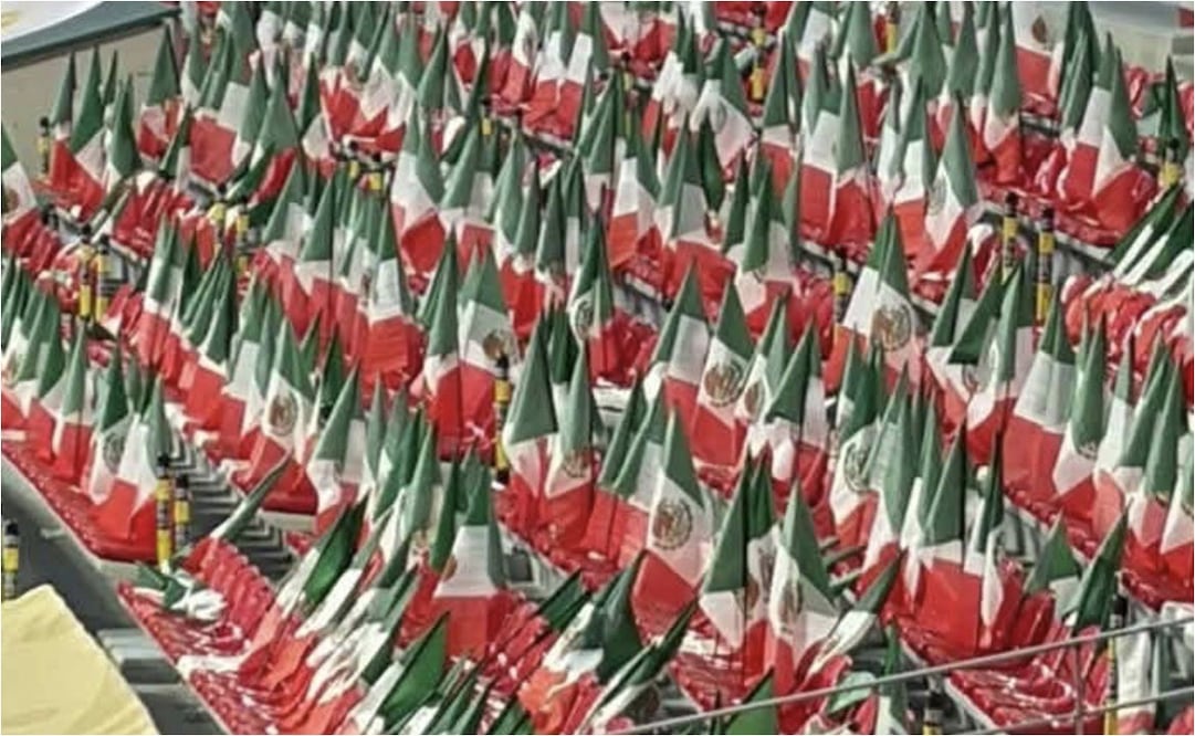 FOTO: ESPECIAL - Miles de banderas de México recibirán a la Selección en el duelo ante Inglaterra