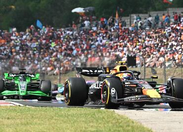 Checo Pérez asegura sentirse feliz tras la remontada en el GP de Hungría