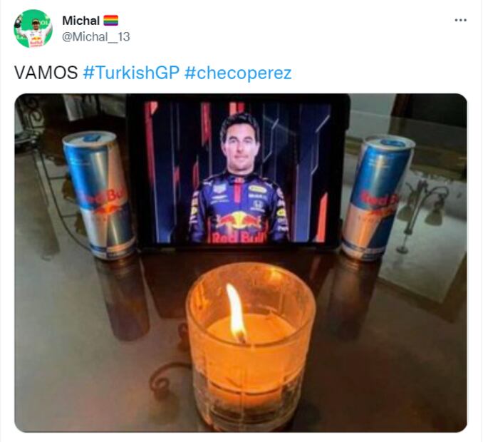 "Checo" Pérez se vuelve a subir al podio, aquí los mejores memes