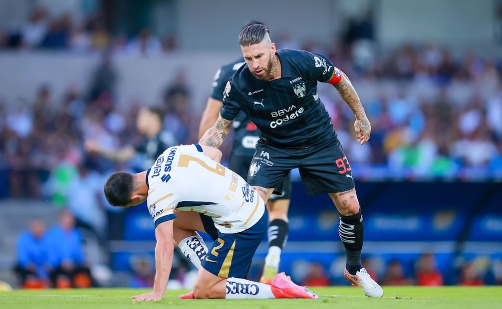 Monterrey y Pumas durante la Jornada 12 del Clausura 2025, en el Estadio Olímpico Universitario - Foto: Imago7