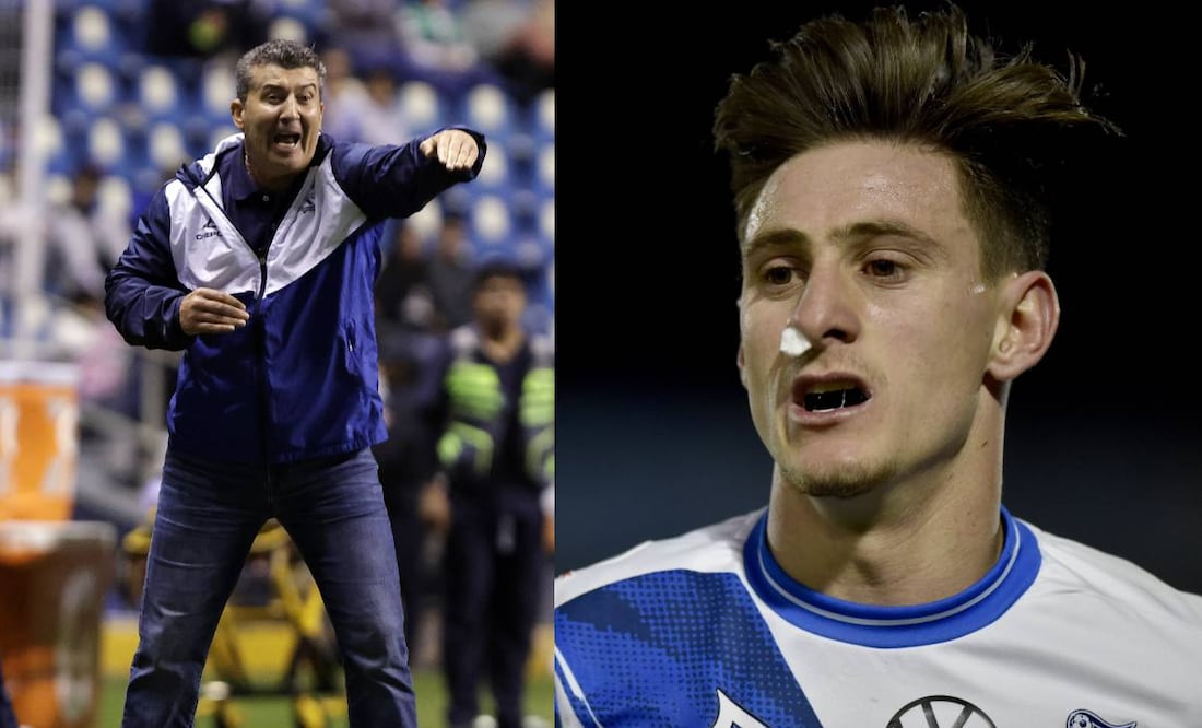 Facundo Waller llegó a los golpes con el hijo del Chepo de la Torre en un entrenamiento del Puebla. Foto: Imago7