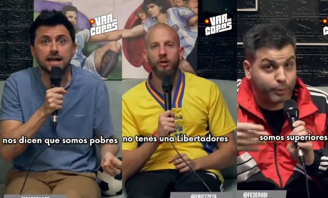 En un podcast, argentinos aseguraron que son superiores a los mexicanos y prefieren el futbol a tener una buena economía. Foto: Especial